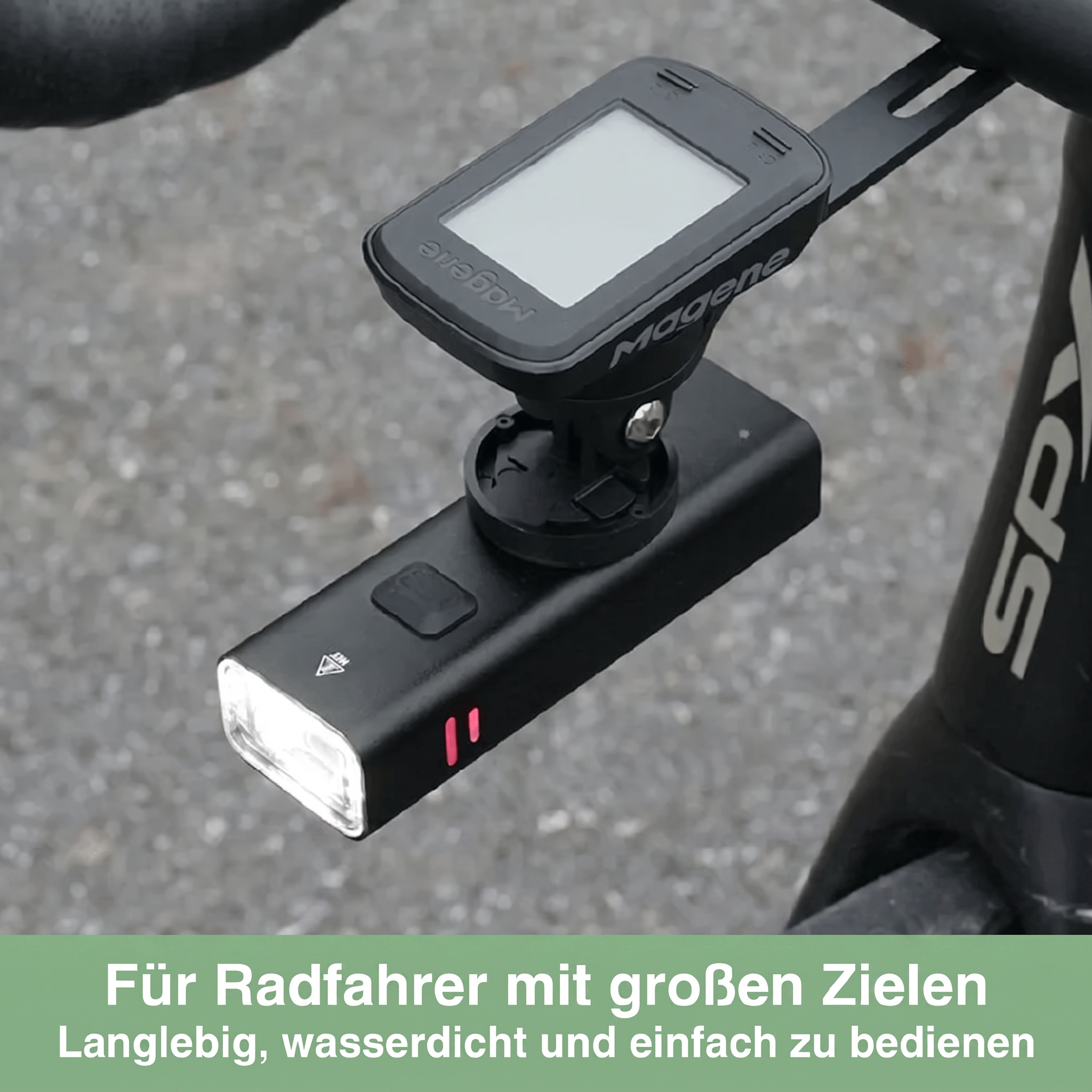 Forlygte til cykel – USB-opladelig med op til 5 timers lys