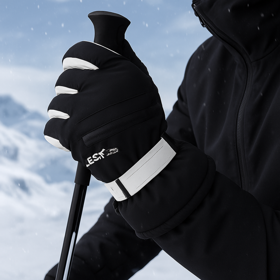 Skihandsker – vandtætte med touchscreen-fingerspidser