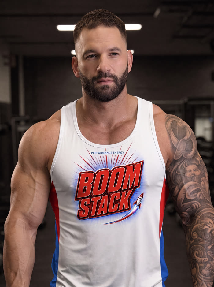 Mike in Boom Stack+ gear