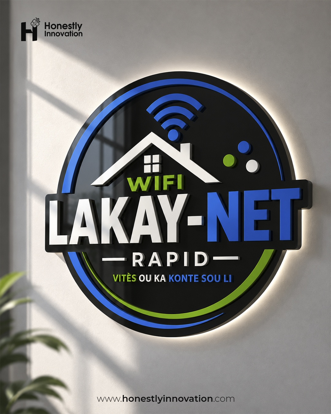 Custom sign example
