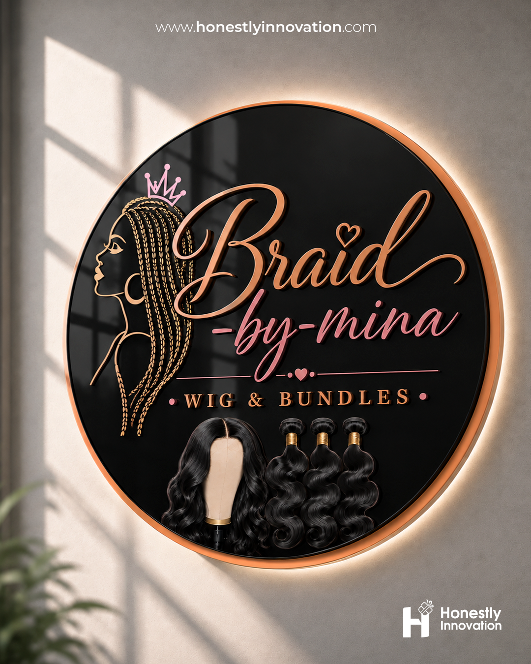 Custom sign example