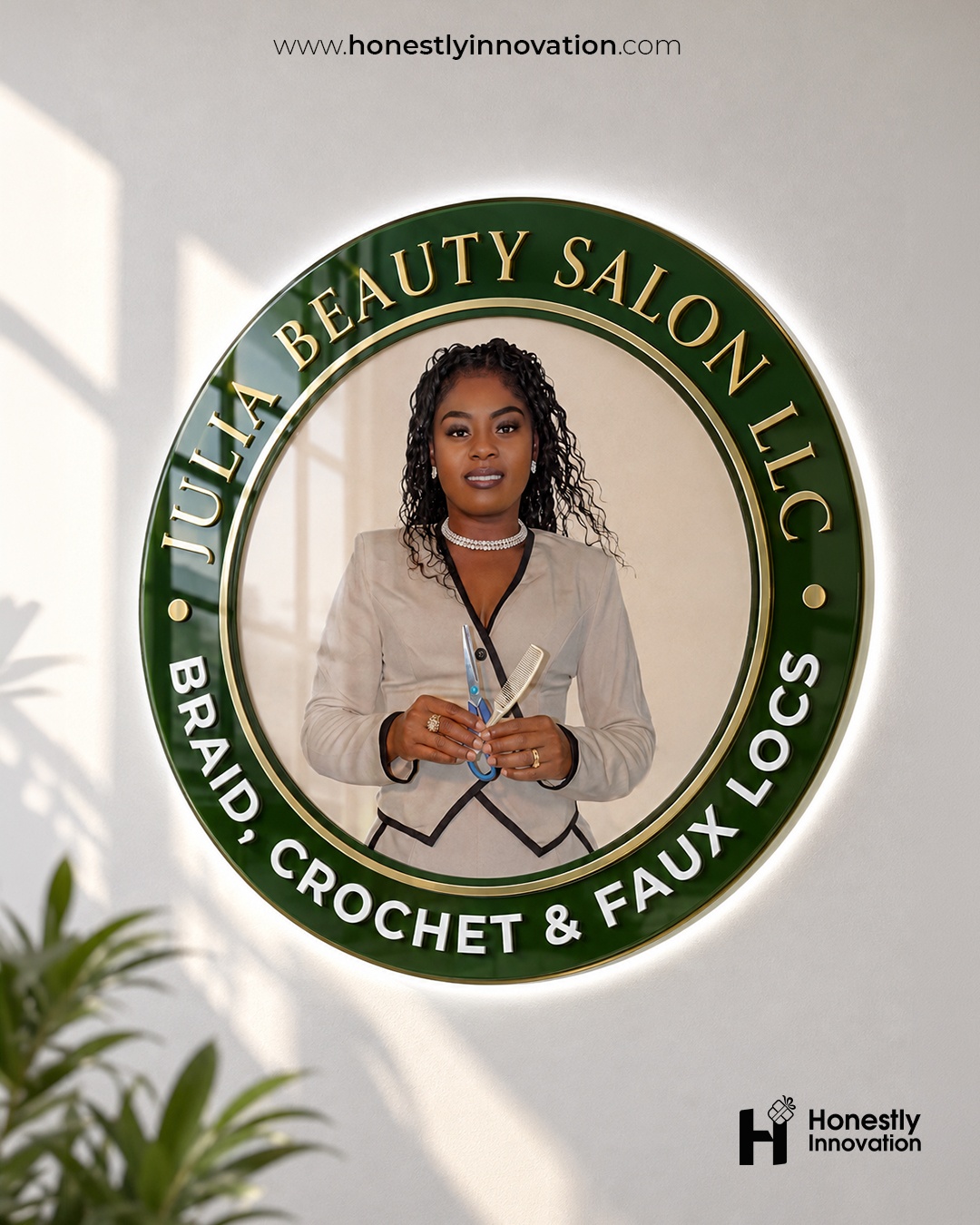 Custom sign example