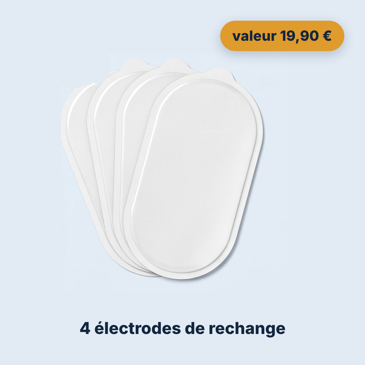 4 électrodes de rechange