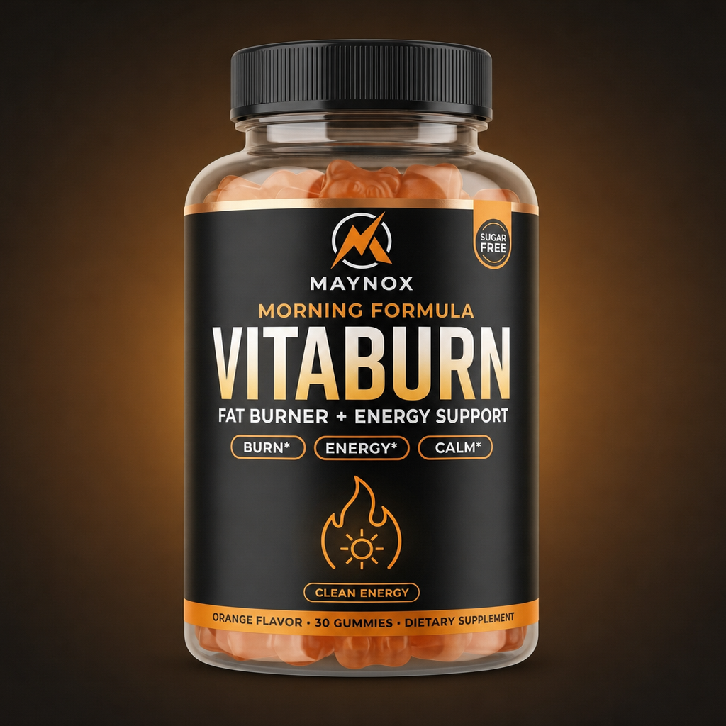 VitaBurn daytime fat burner gummies — orange