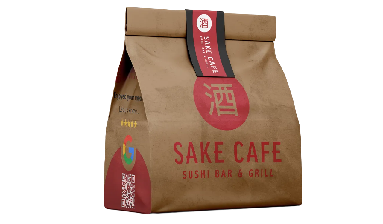 Sake Cafe takeout bag