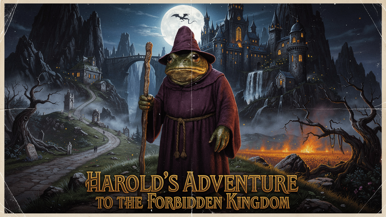HAROLDS ADVENTURE TO THE FORBIDDEN KINGDOM