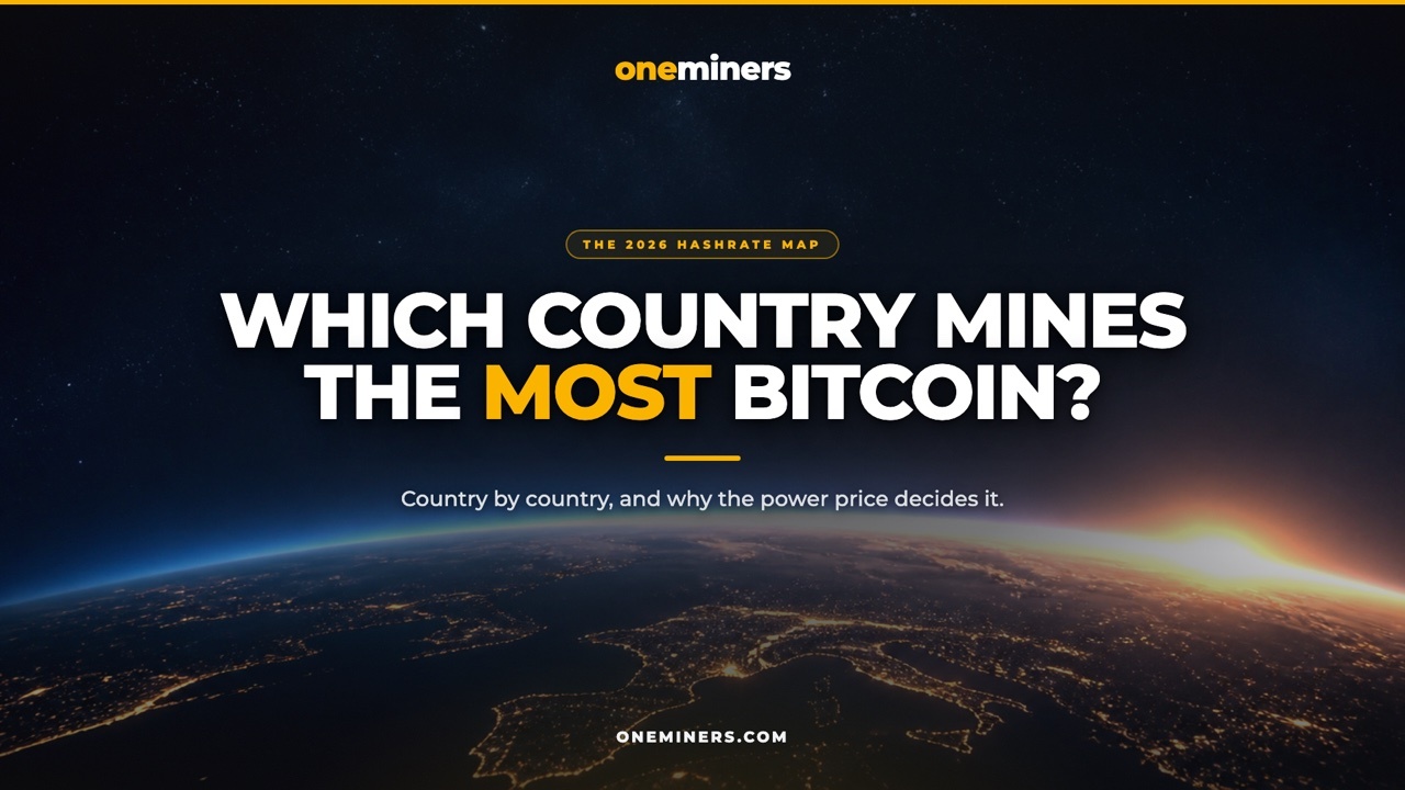 Which Country Mines the Most Bitcoin in 2026? The Hashrate Map, Country by Country - OneMiners