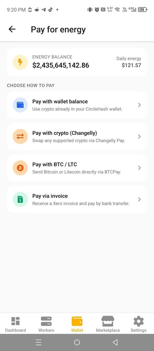 Choose how to pay