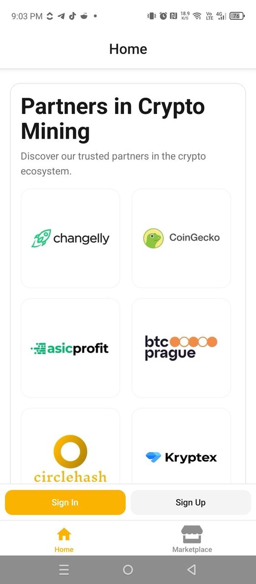 Partners in Crypto Mining logos