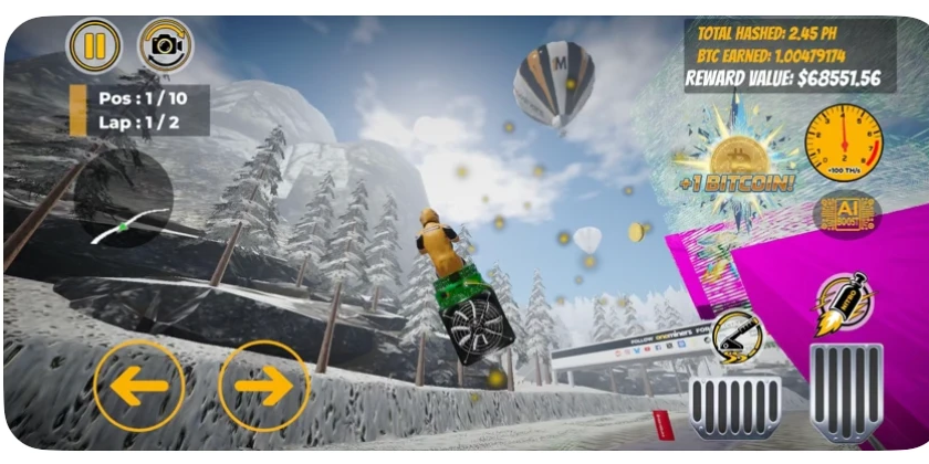 Alpine Snow circuit in Formula OneMiners