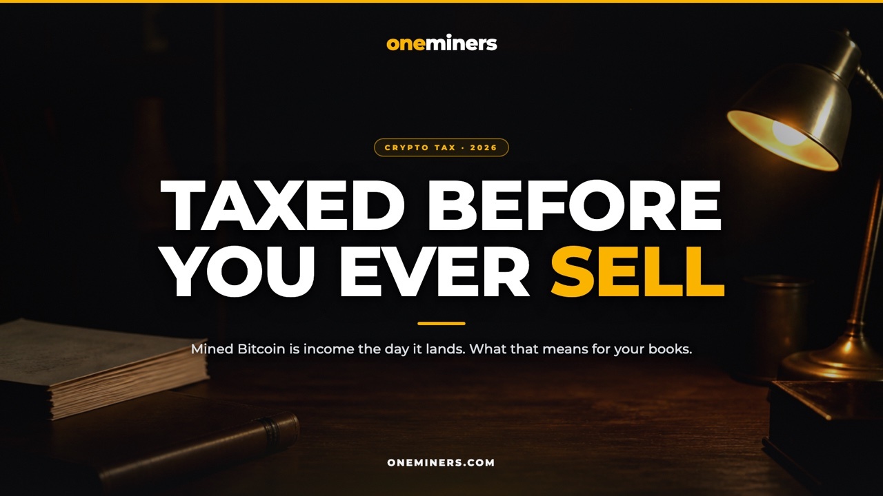 Crypto Tax on Bitcoin Mining 2026 Explained