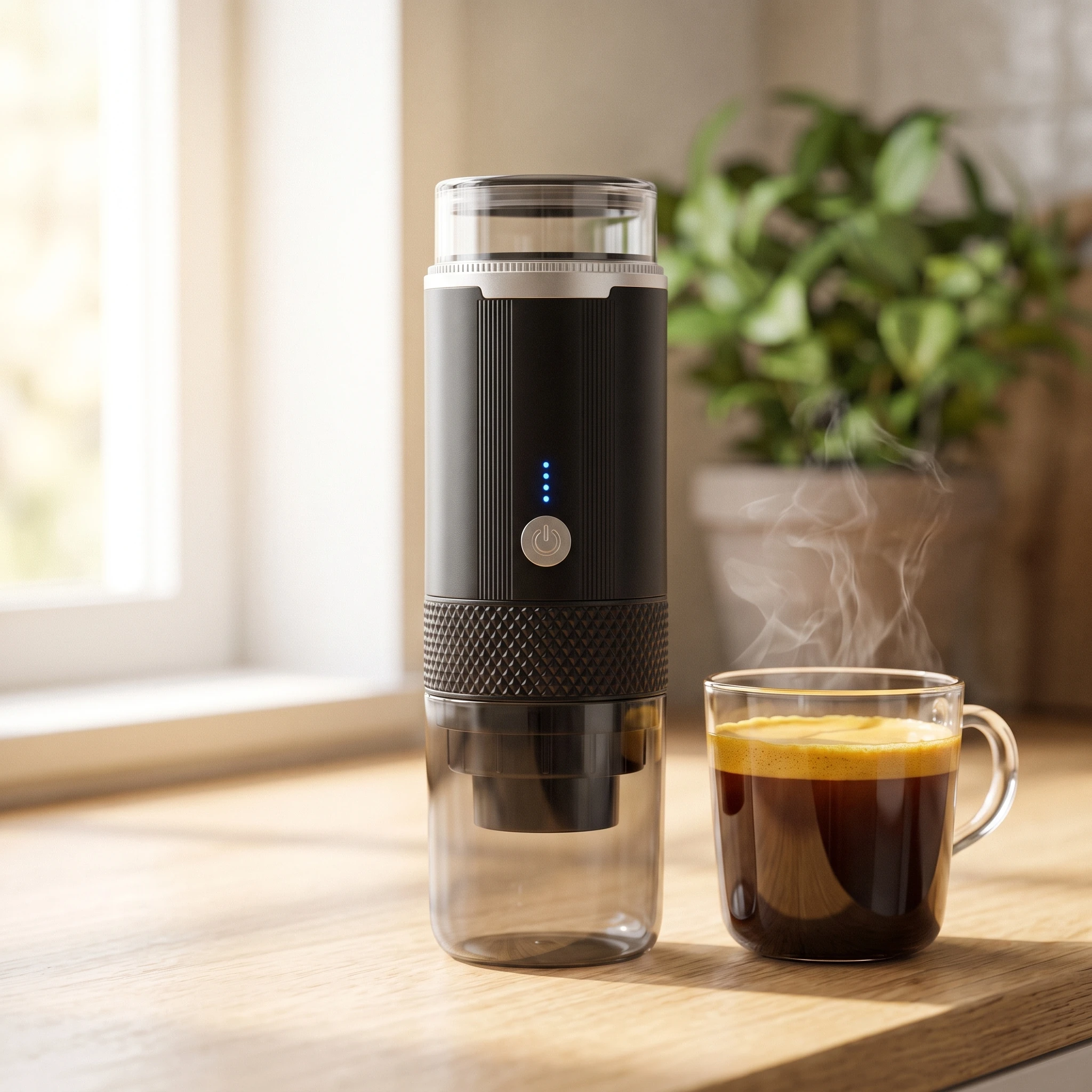 Espresso sa cremom pored aparata