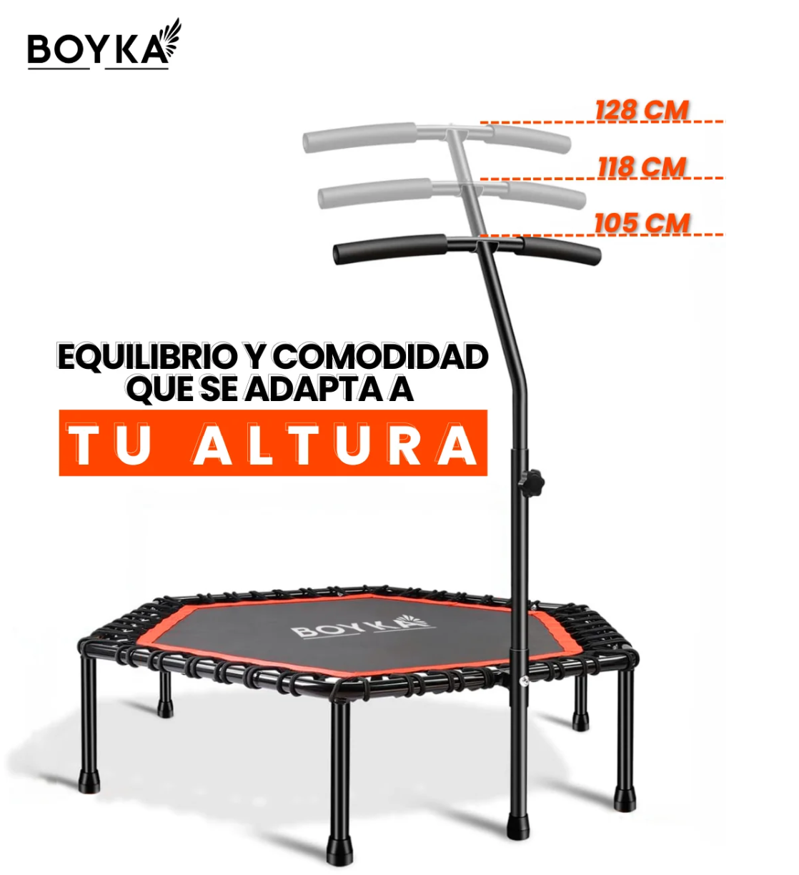 Barra ajustable BOYKA 105, 118 y 128 cm