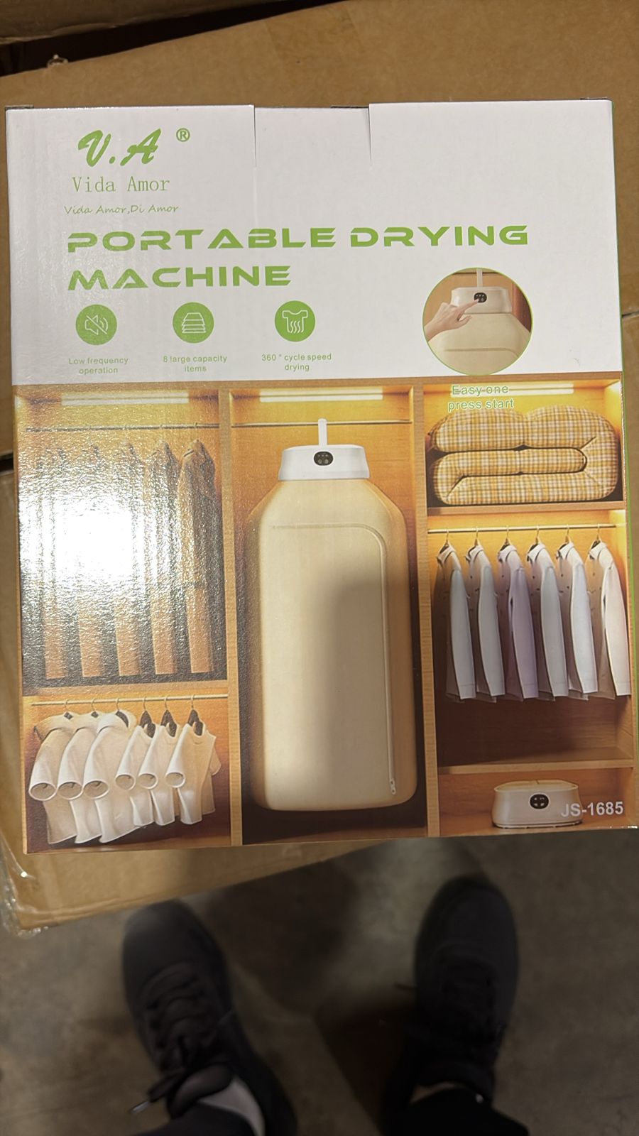 Empaque de ThermoDry, secadora de ropa portátil