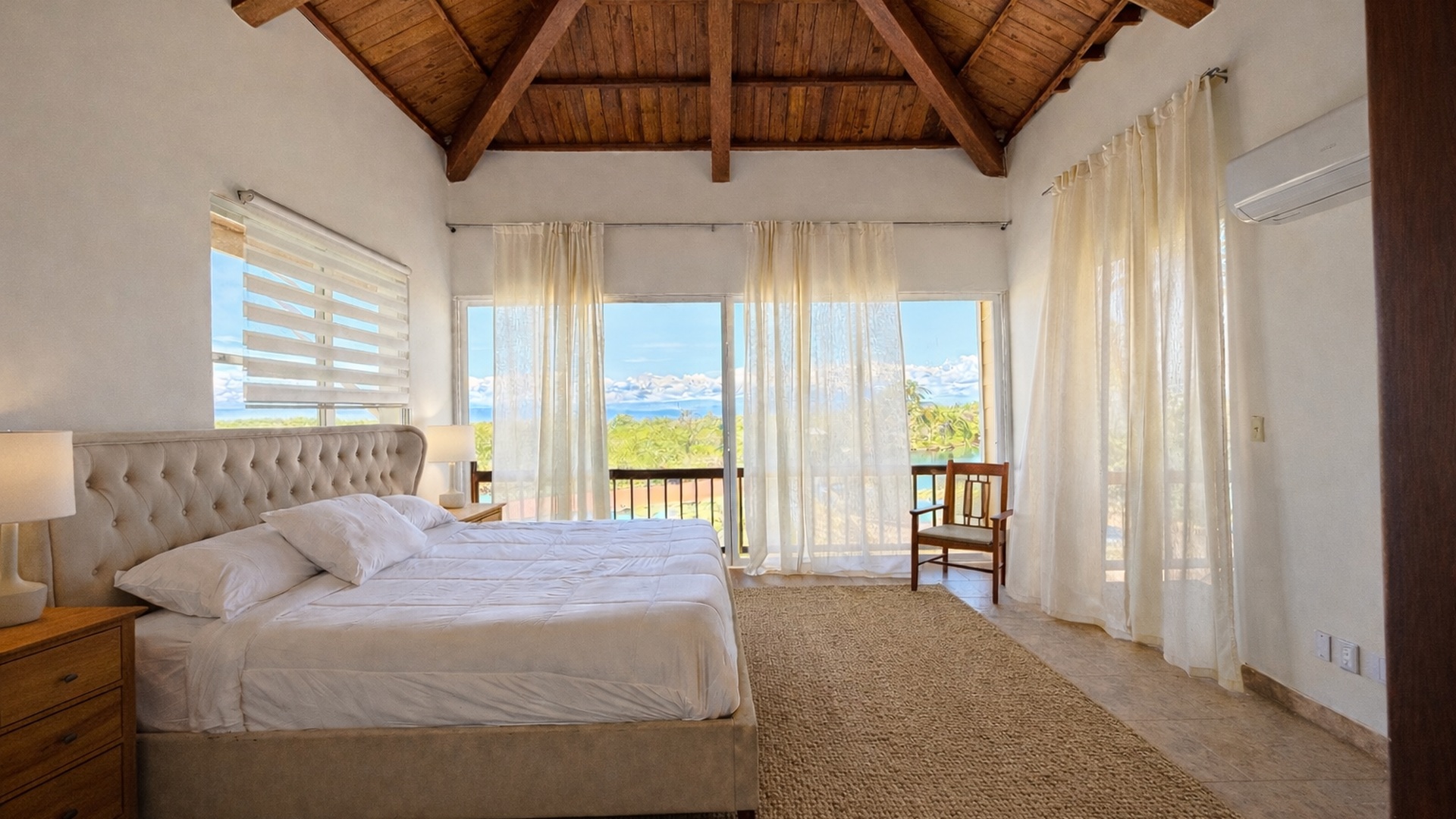 Bedroom in morning light