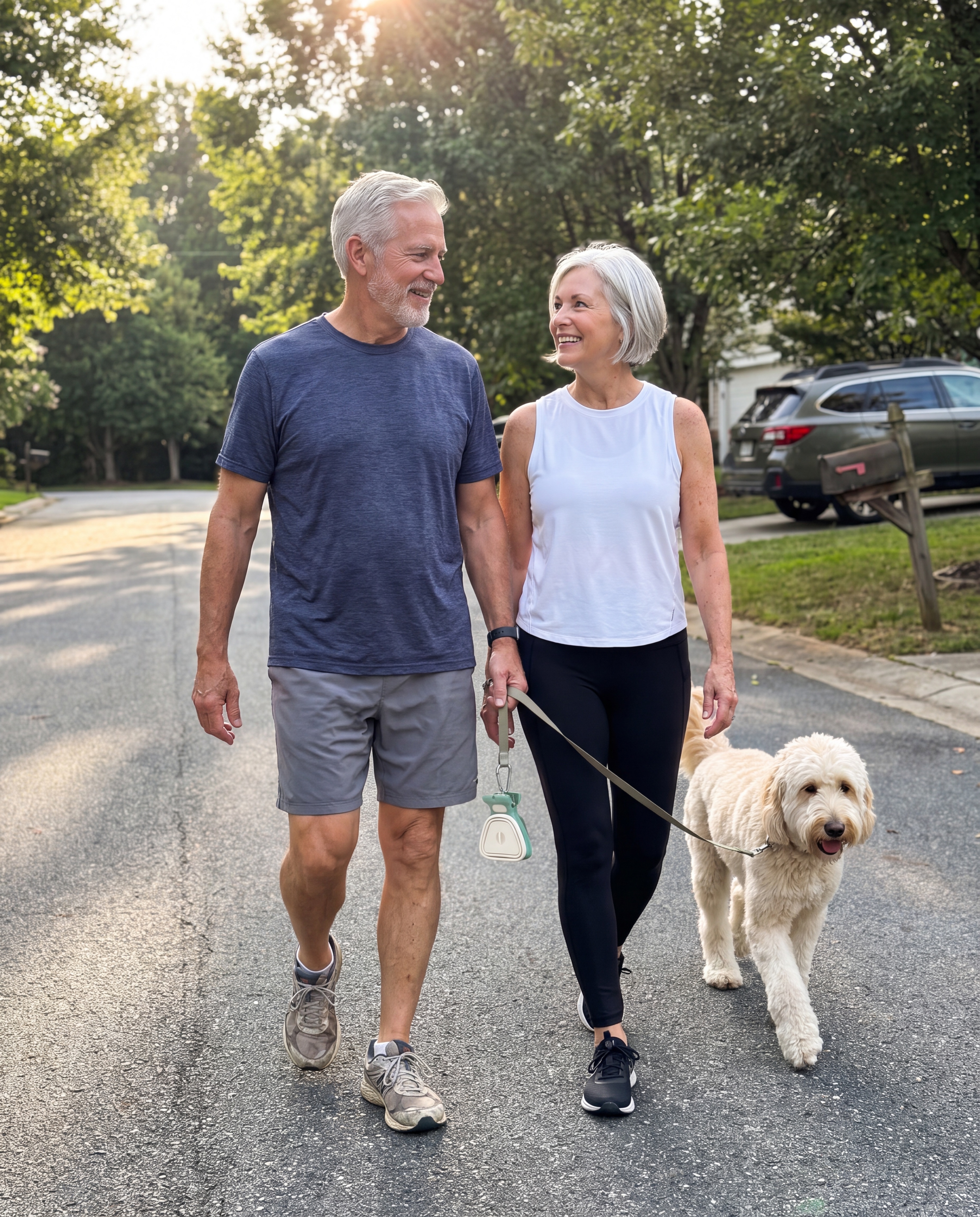 Morning walk together