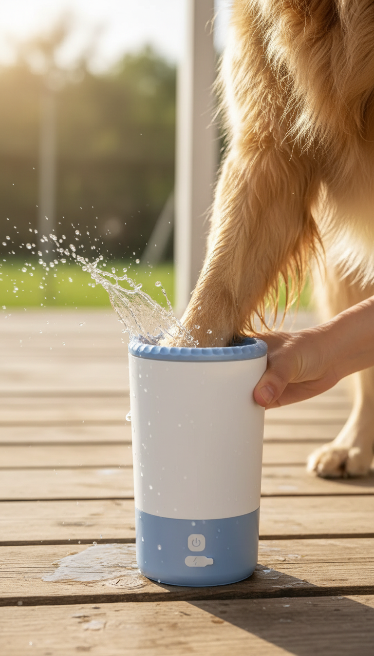 Electric Pet Paw Washer & Foot Cleaner