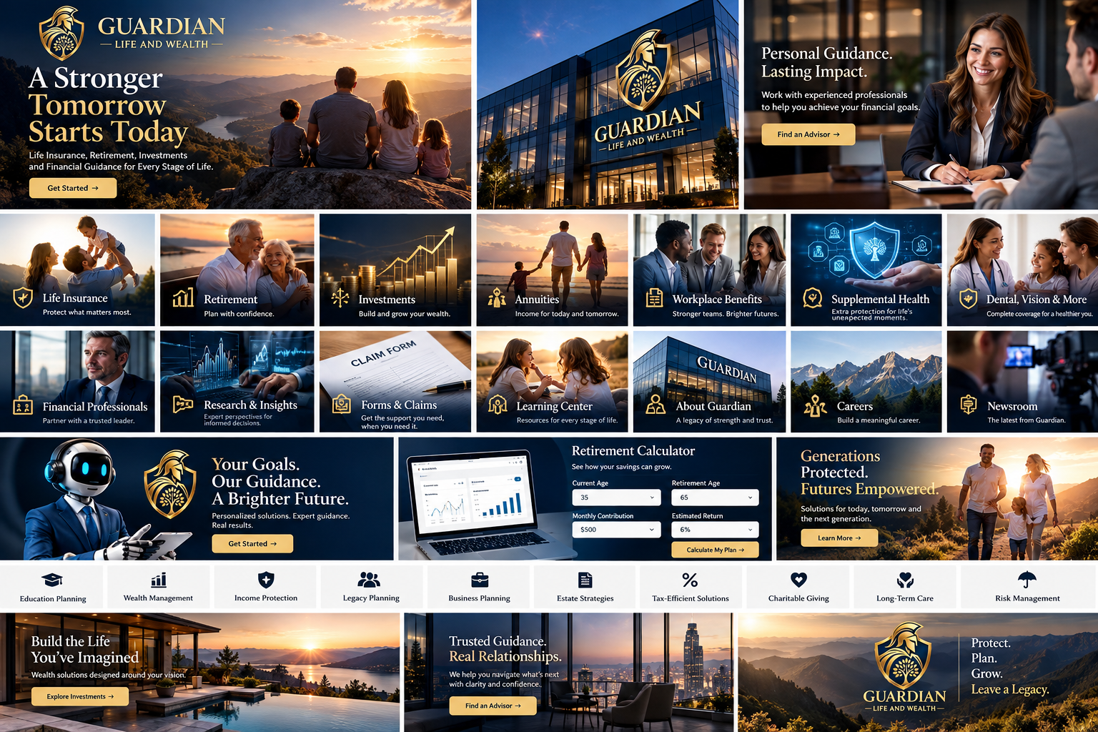 Guardian Life & Wealth planning journeys
