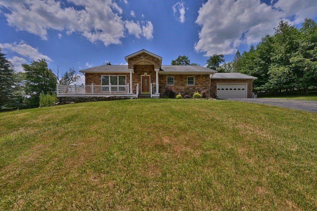 Home on a hillside in Northeastern Pennsylvania