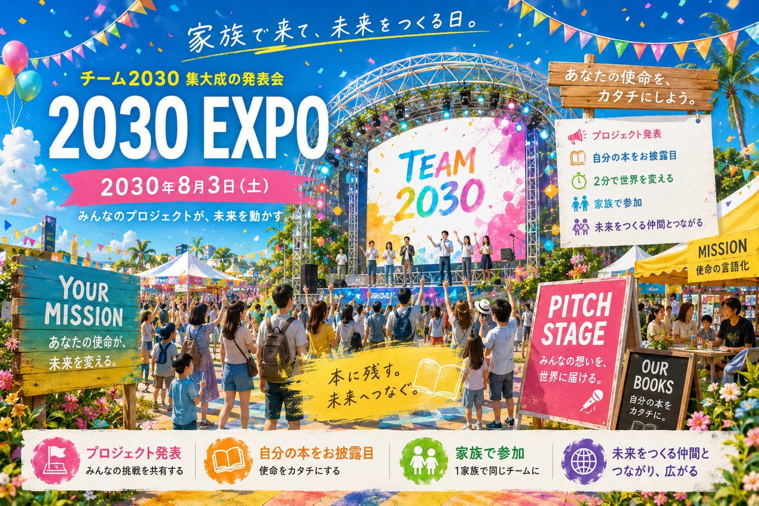 2030 EXPO 2030年8月3日(土)