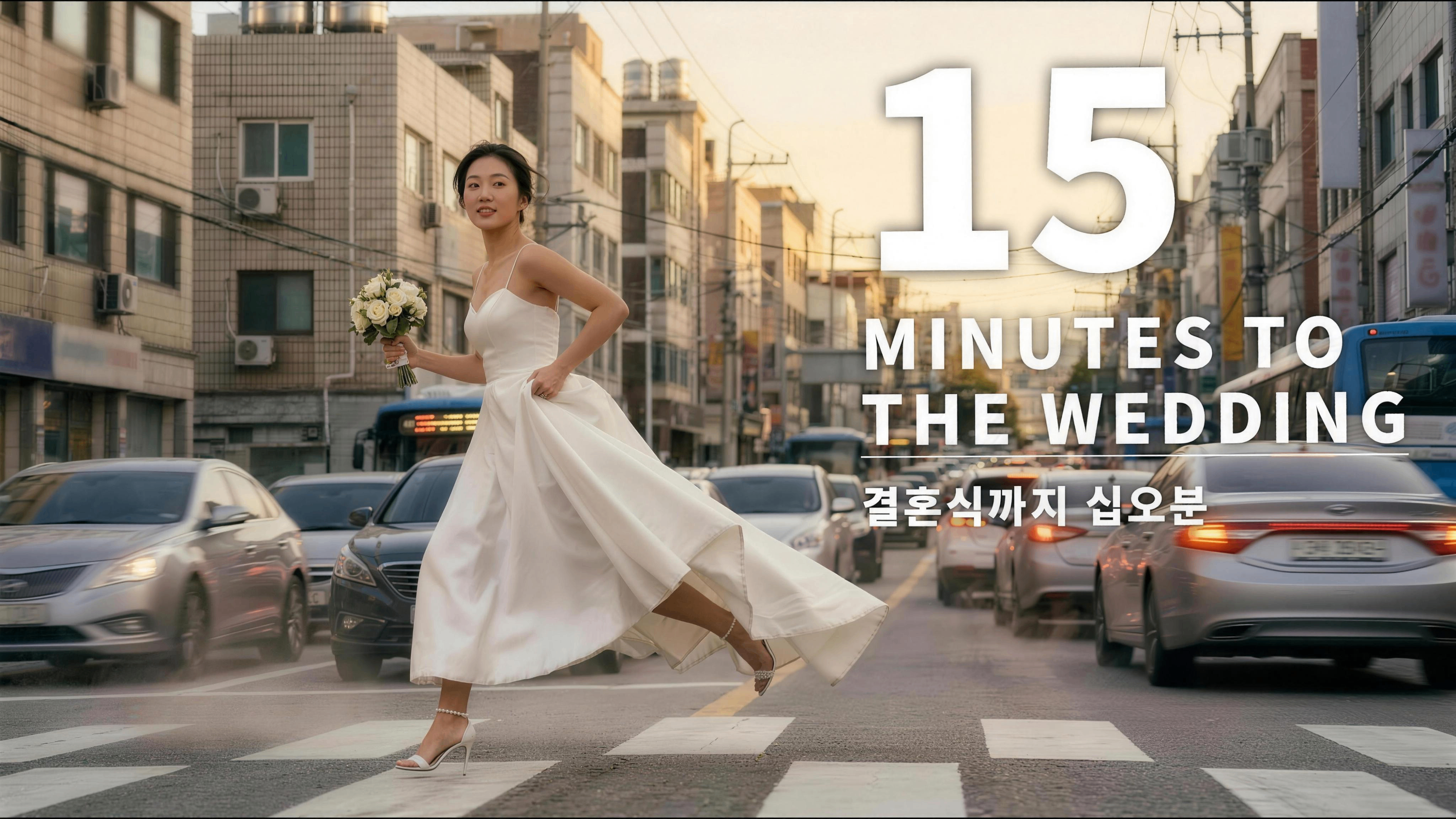 15 MINUTES TO THE WEDDING