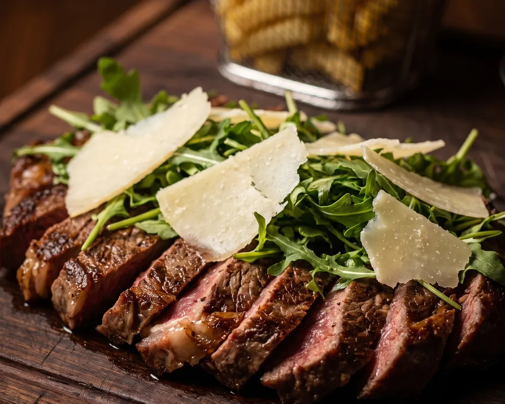 Tagliata di entrecôte — Il Vesuvio Gex