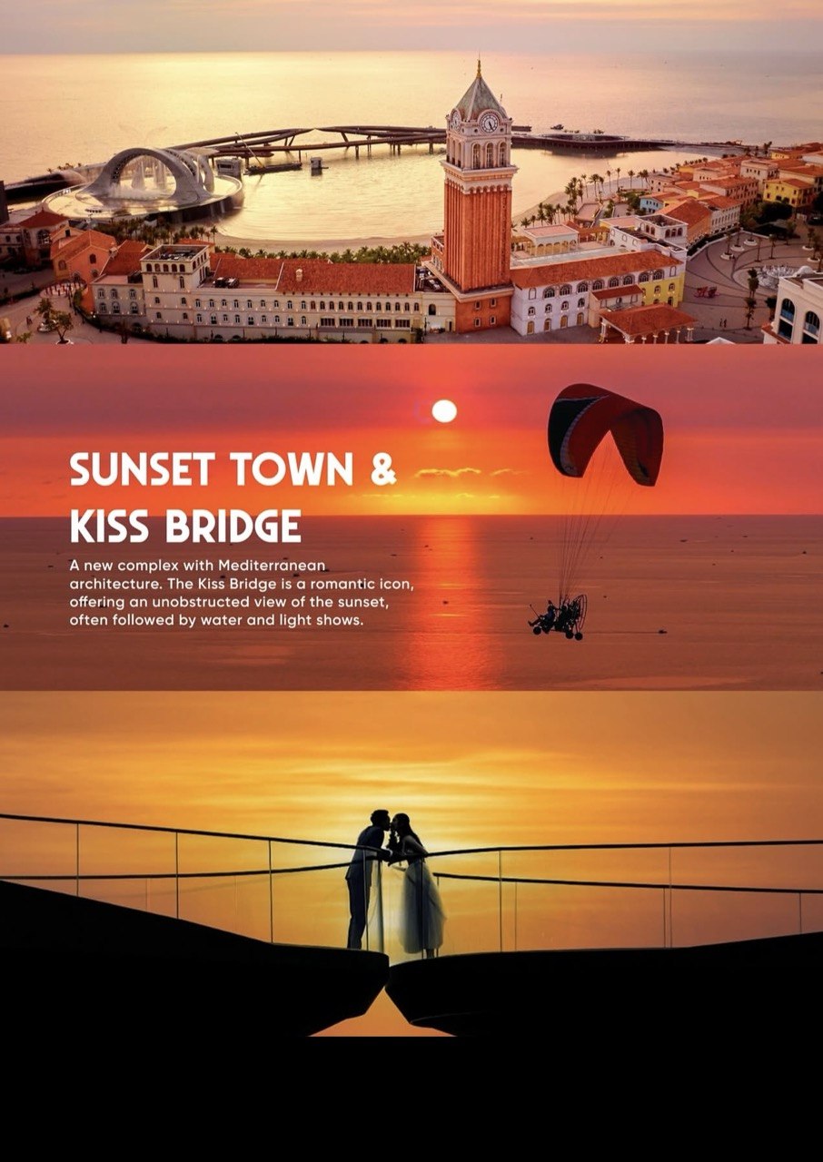 Sunset Town and Kiss Bridge