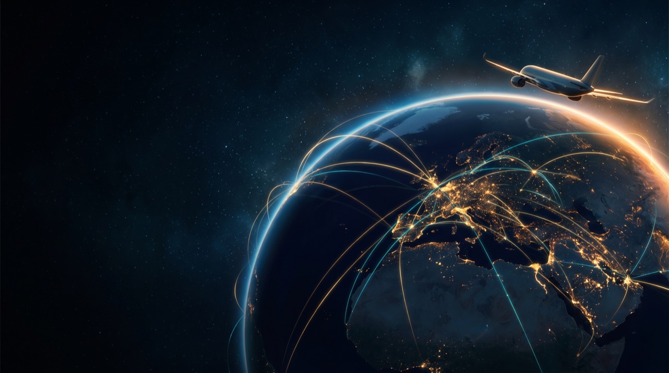 EarthFlight — the world's live flights on a 3D globe
