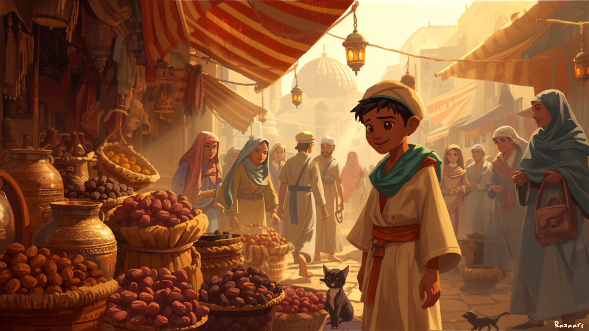 The Empty Bowl — the bustling Baghdad souk