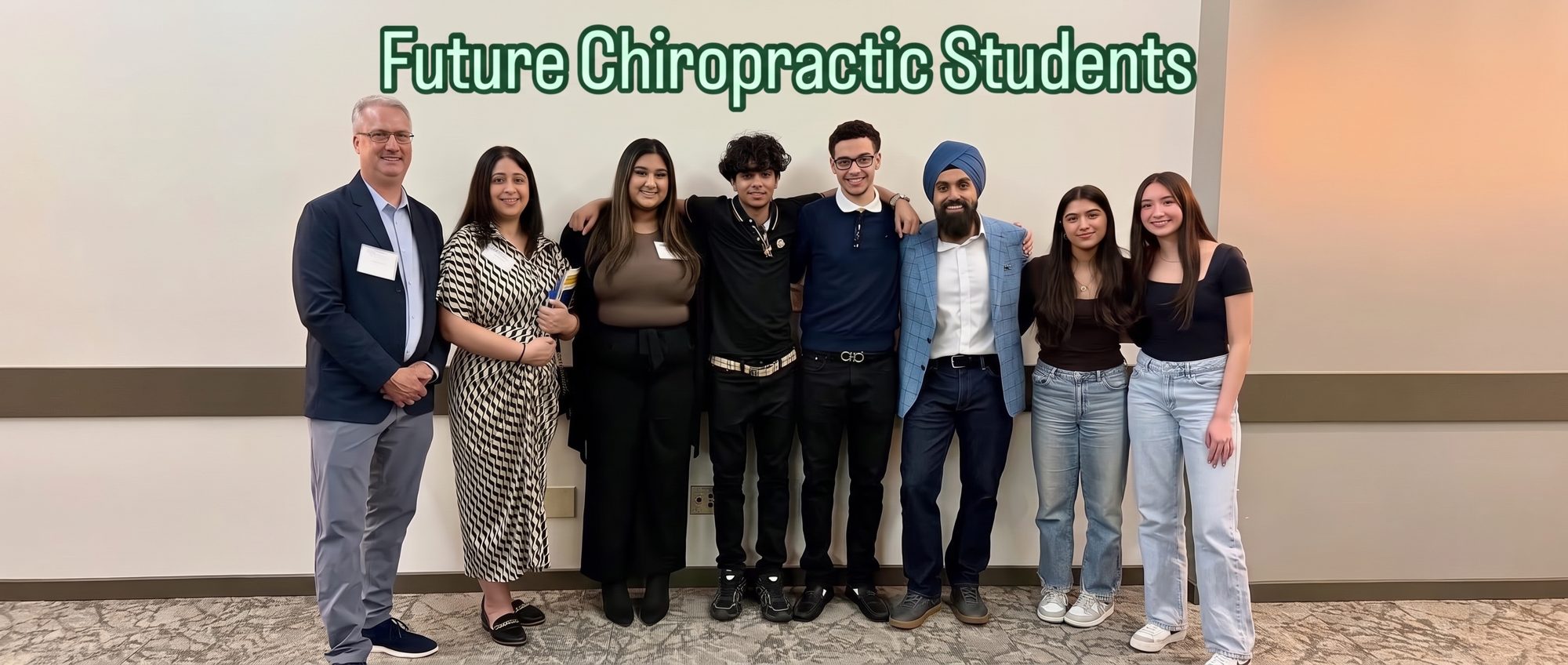 Future Chiropractors at a past Divine Spine and Life West evening