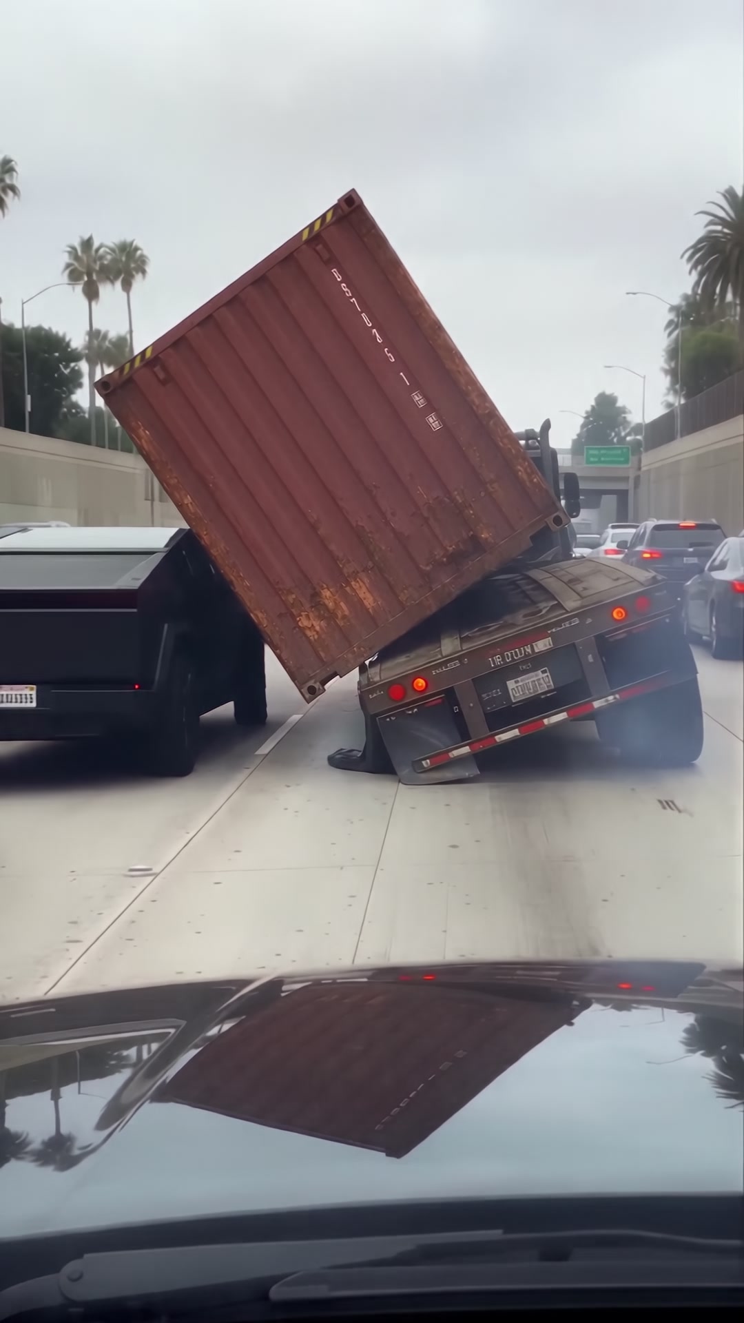 Cybertruck Container Escape — Seedance 2.5