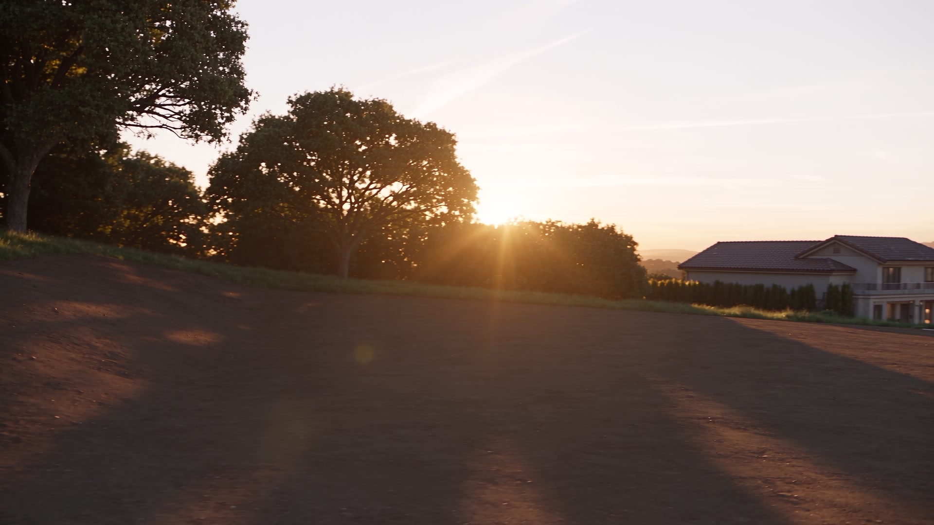Ground-stage concept, establishing the residence on open land.