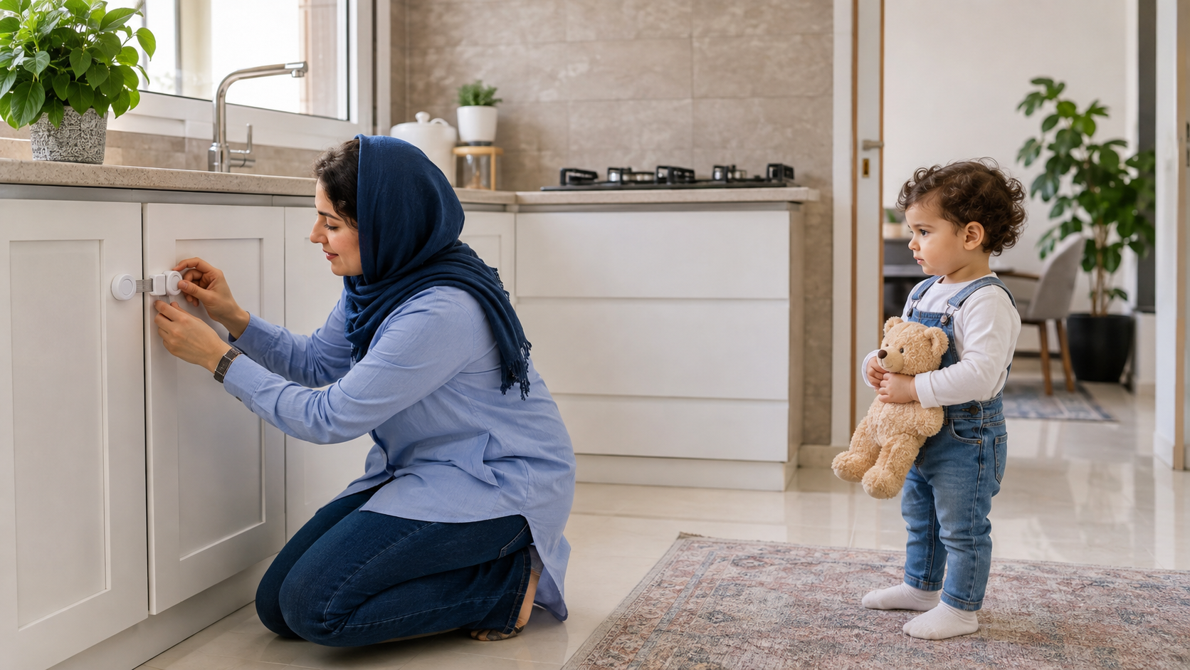 اقدام‌های عملی برای ایمن‌سازی خانه کودک