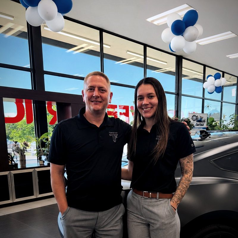 John and Sofia, Sales at Tom's Ford