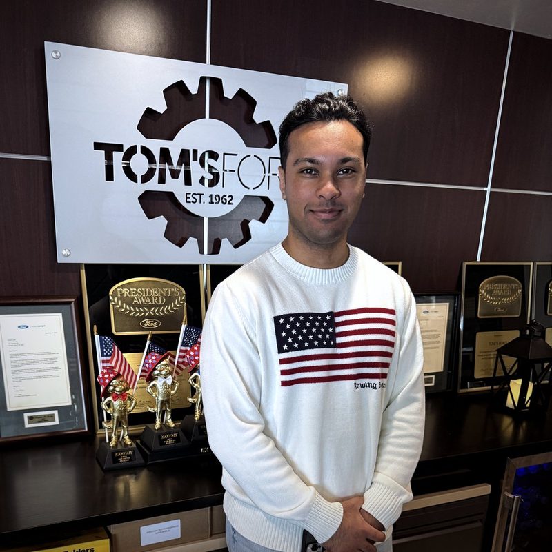 Armaan, General Sales Manager at Tom's Ford