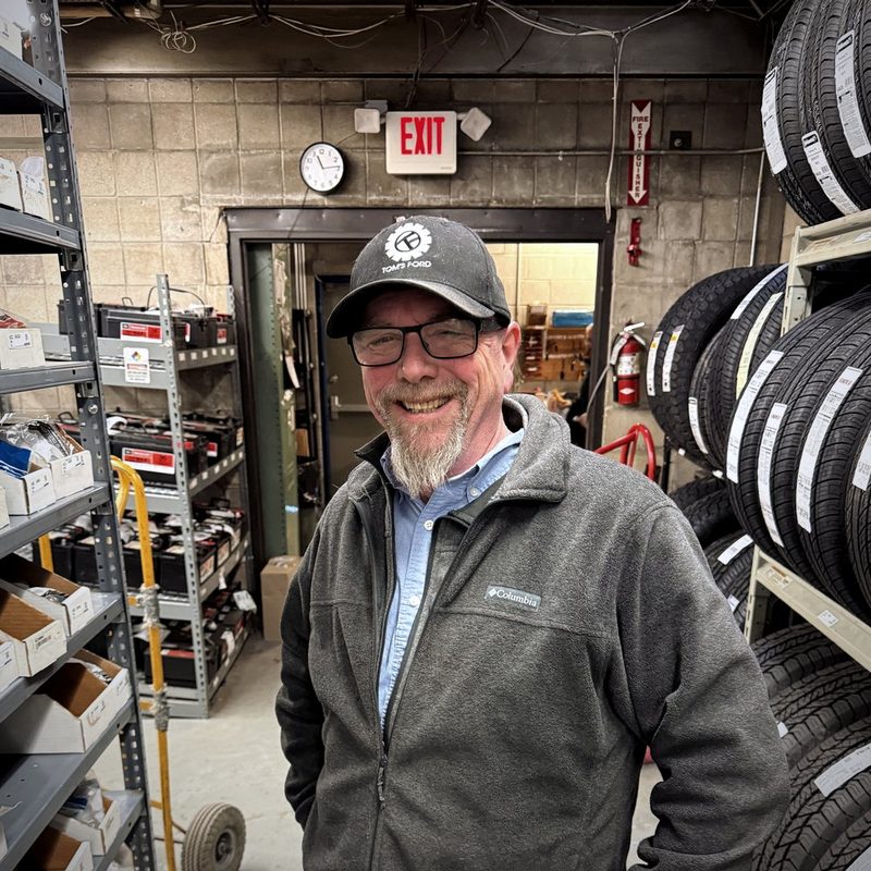 Brian, Parts manager at Tom's Ford