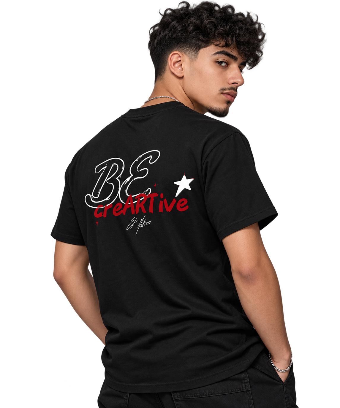Model wearing Be creART(et métiers)ive
