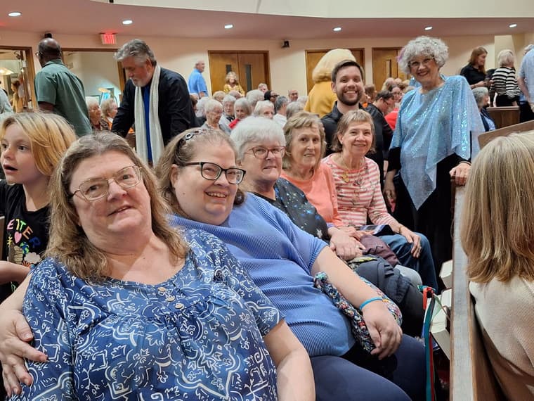 Members among the audience after a performance
