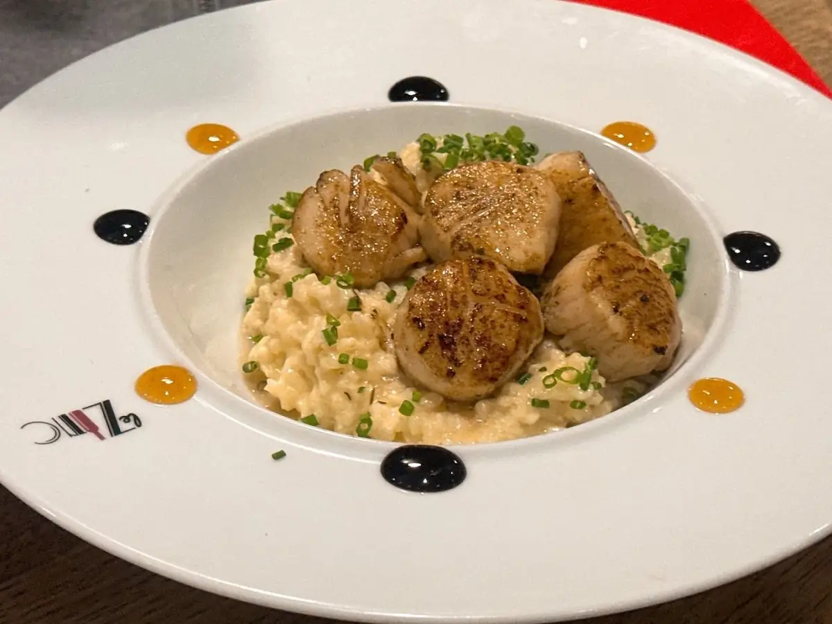Le risotto aux Saint-Jacques