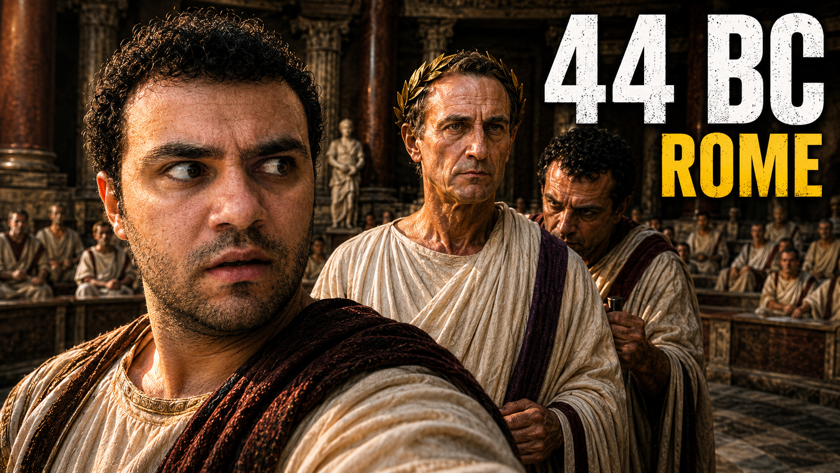 I Tried to Save Julius Caesar (And Failed) | 44 BC Time Travel Vlog