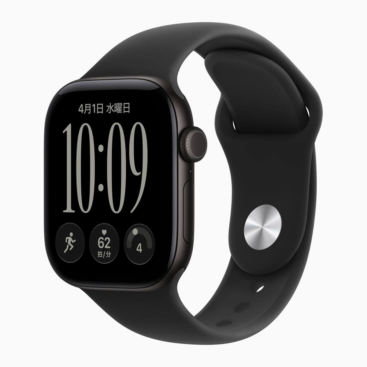 Apple Watch Series 12 GPS 42mm ブラック(MJEA4X/A)