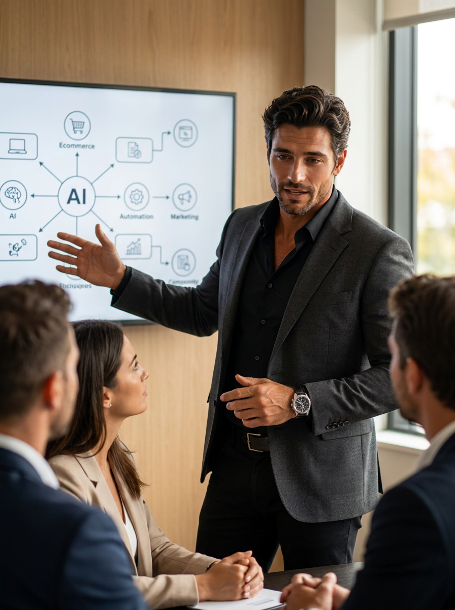 Launchroo AI operator training in progress