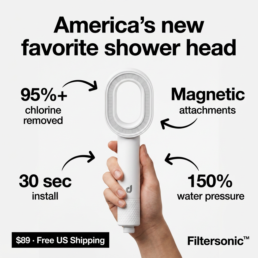 America's new favorite shower head — Filtersonic
