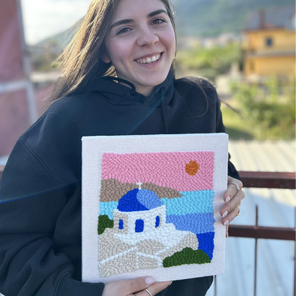 Giorgia P. con il suo Kit Cozy Things