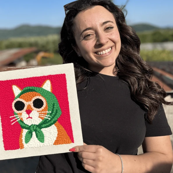 Vittoria S. con il suo Kit Cozy Things