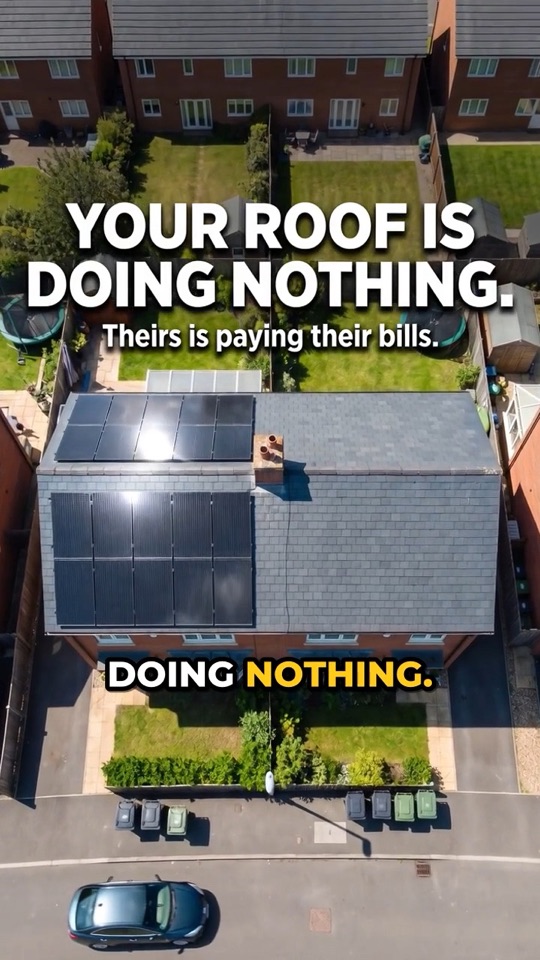 Ad still: Your roof is doing nothing