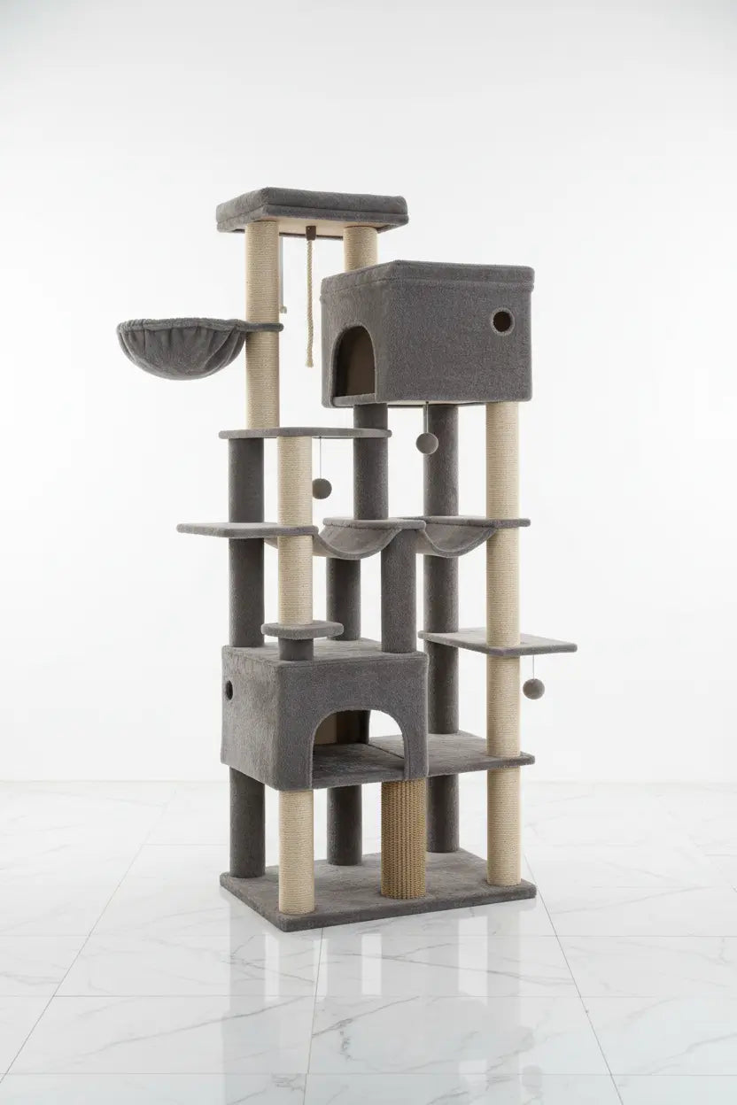 The Taj-MeowHall — 185cm Cat Tower at home
