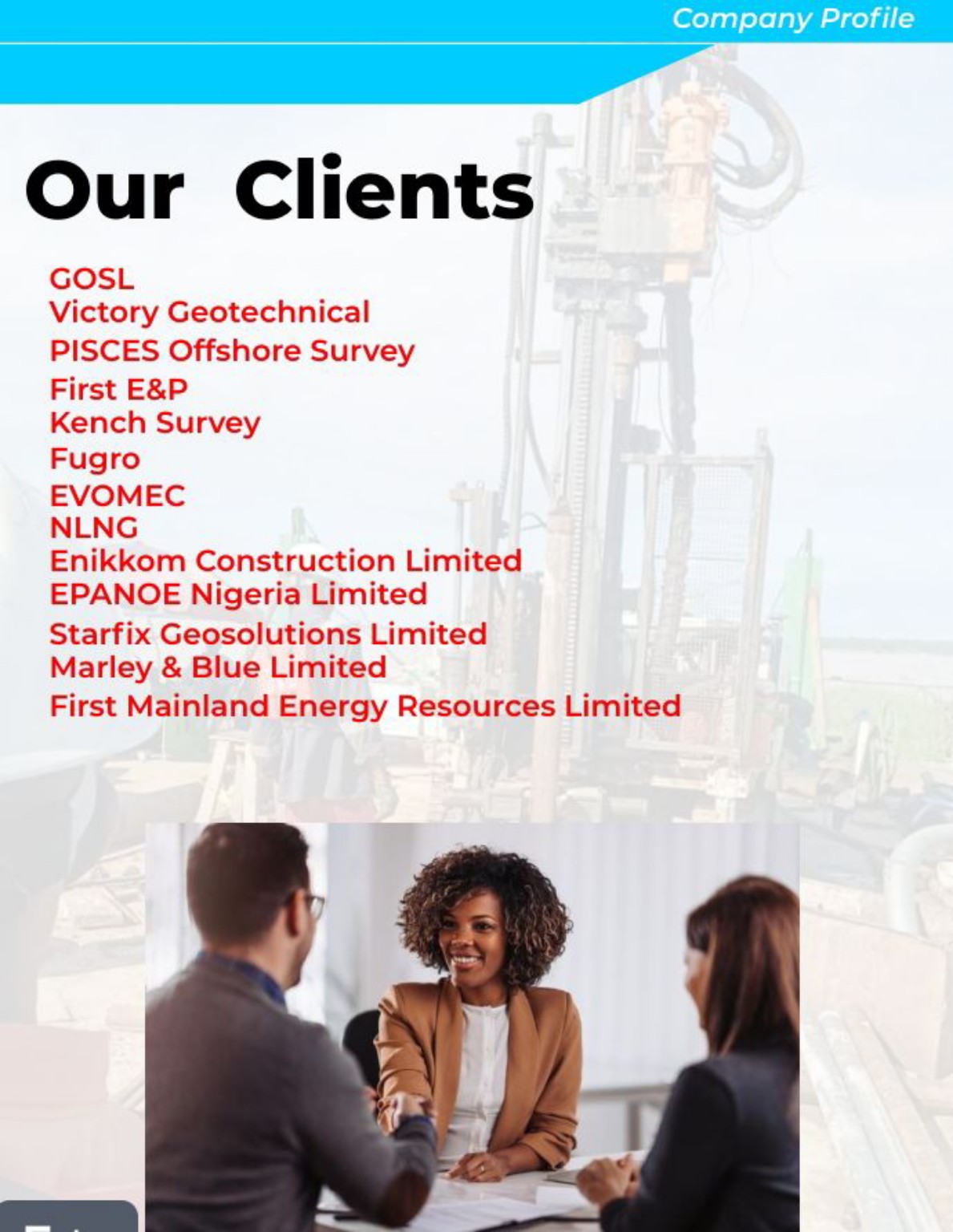 Shekinah Soils clients